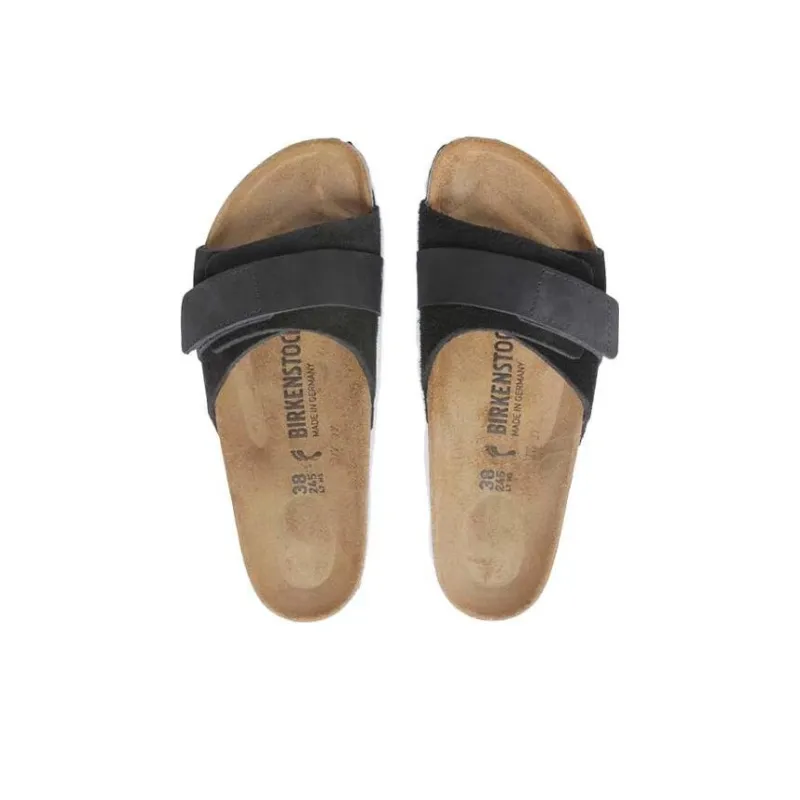 Birkenstock Oita Suede Leather Narrow Fit Sandals 'Black' Women's-3