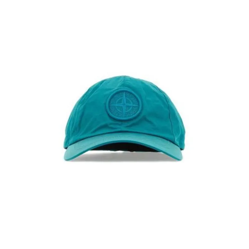 STONE ISLAND Nylon Baseball Caps Men's Green-1