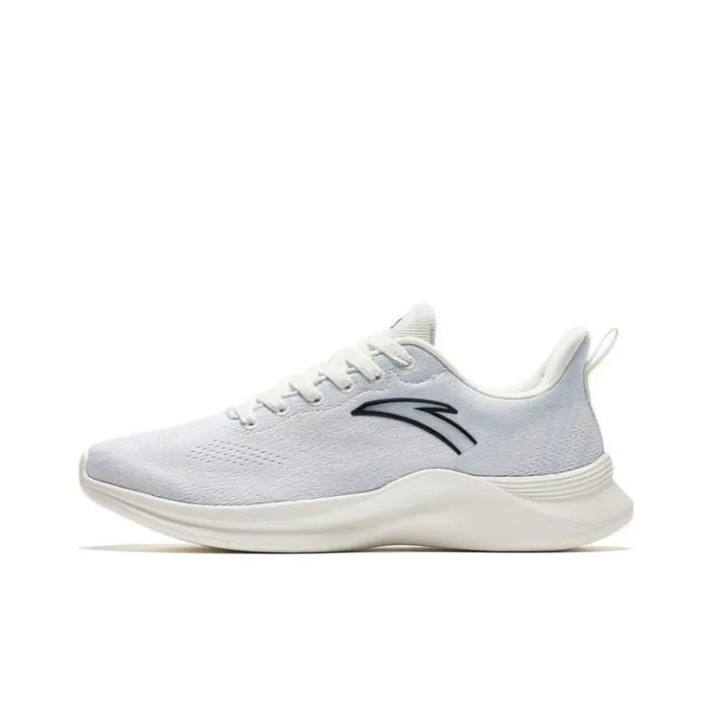 Anta Abrasion Resistant Low Top Running Shoes Men's Blue White-0