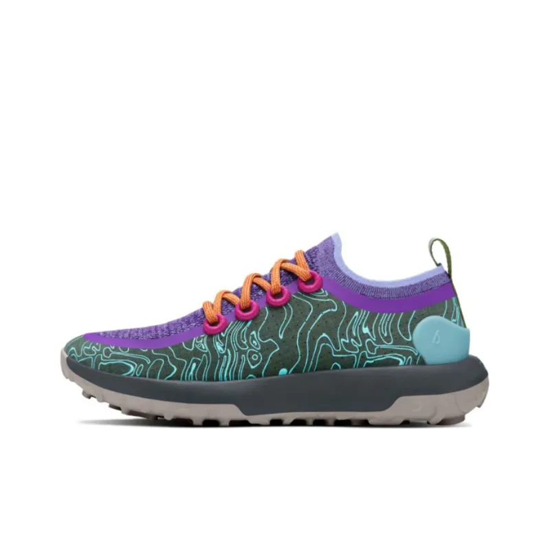 Allbirds Trail Runner SWT Cushioning Breathable Low-Top Sports Casual Shoes Women's Iridescent Green-0