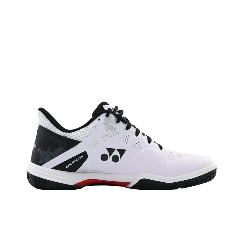 YONEX ELZ3 Series Low Top Badminton Shoes Unisex White Black-1