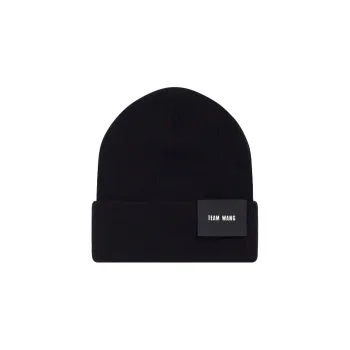 TEAM WANG Logo patch Knitted Beanie
