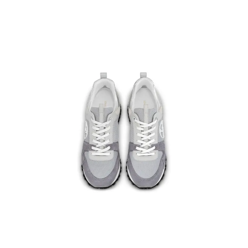 LOUIS VUITTON Run Away Sneakers 'Grey Mesh With Logo' Women's-3
