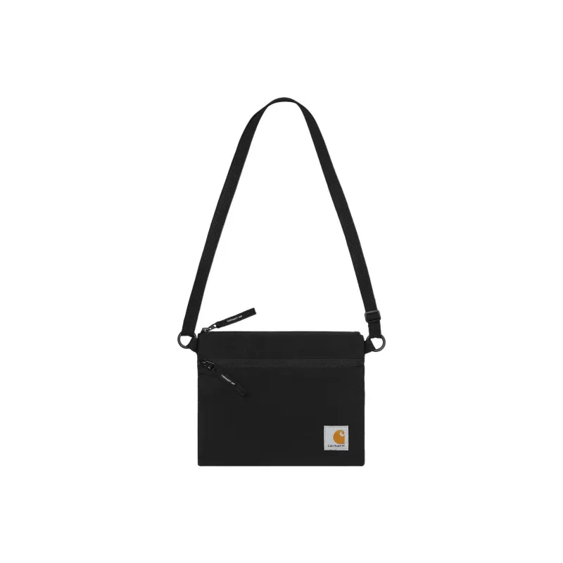 Carhartt WIP Polyester Cell Phone Pouch, Shoulder Bag, Crossbody Bag Unisex Black-1