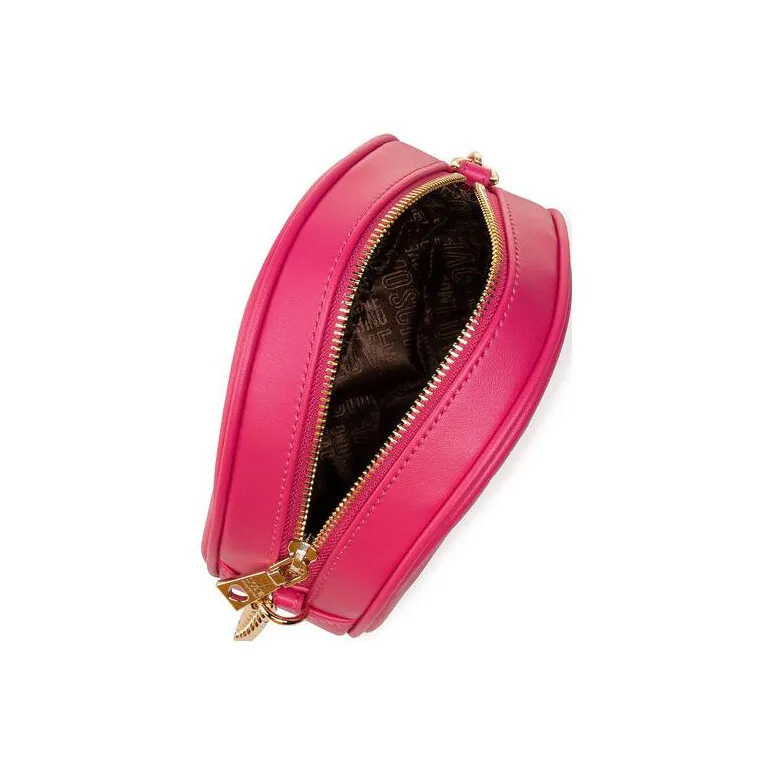 LOVE MOSCHINO Artificial Leather Shoulder Bag Crossbody Bag Women's Pink-4