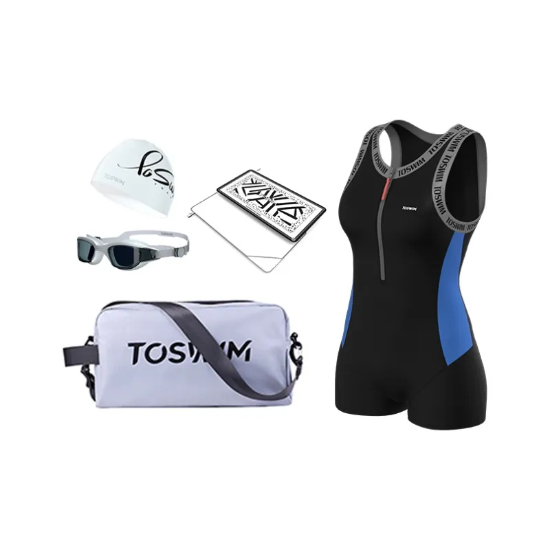 TOSWIM Swimming Sets Polyamide Elastane Polyester Beach Vacation Surfing Hot Spring Water Play Women's S M L XL XXL-3