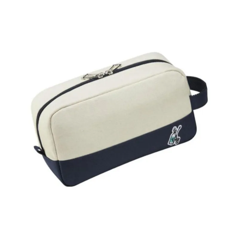 Adidas Cotton Sports Square Bag Clutch Mini Men's White Blue-4