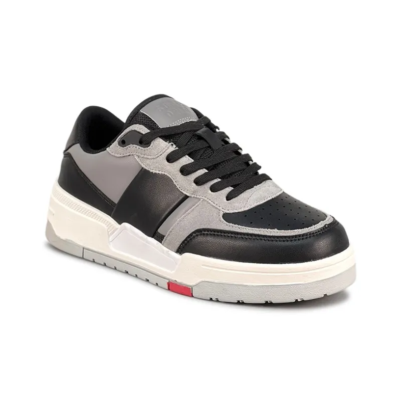 LuzaoT SUPER DRAG Extremely Attractive Stylish Skateboarding Shoes Unisex Black Gray-3