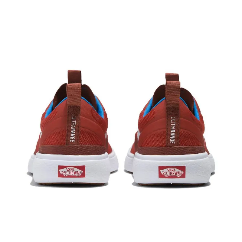 Vans UltraRange Exo Anti-Slip Wear-Resistant Low-Top Skateboard Shoes Unisex Red White-2