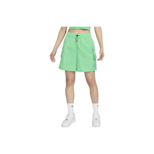 Nike Casual Shorts Women's Green Yellow