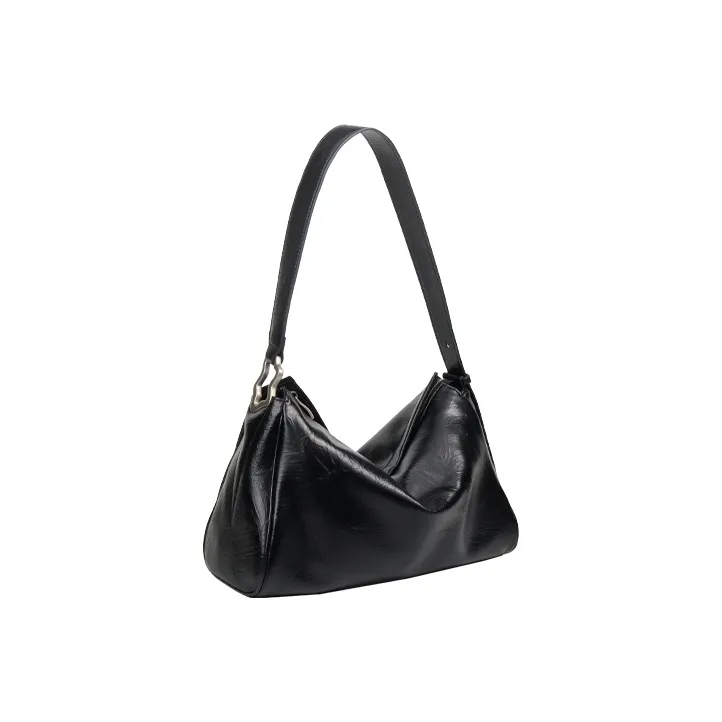 YOCAMU Cow Leather Tote Bag Shopping Bag Shoulder Bag Crossbody Bag Large Size Unisex Black/White/Silver-0
