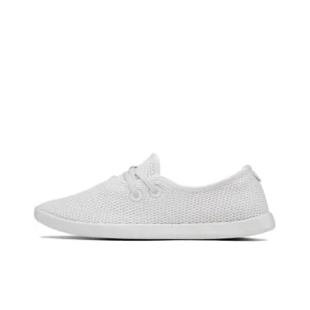 Allbirds Tree Skippers Anti-Slip Wear-Resistant Low-Top Skateboard Shoes Men's Chalk White