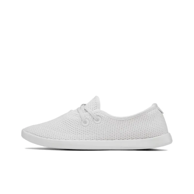 Allbirds Tree Skippers Anti-Slip Wear-Resistant Low-Top Skateboard Shoes Men's Chalk White-0