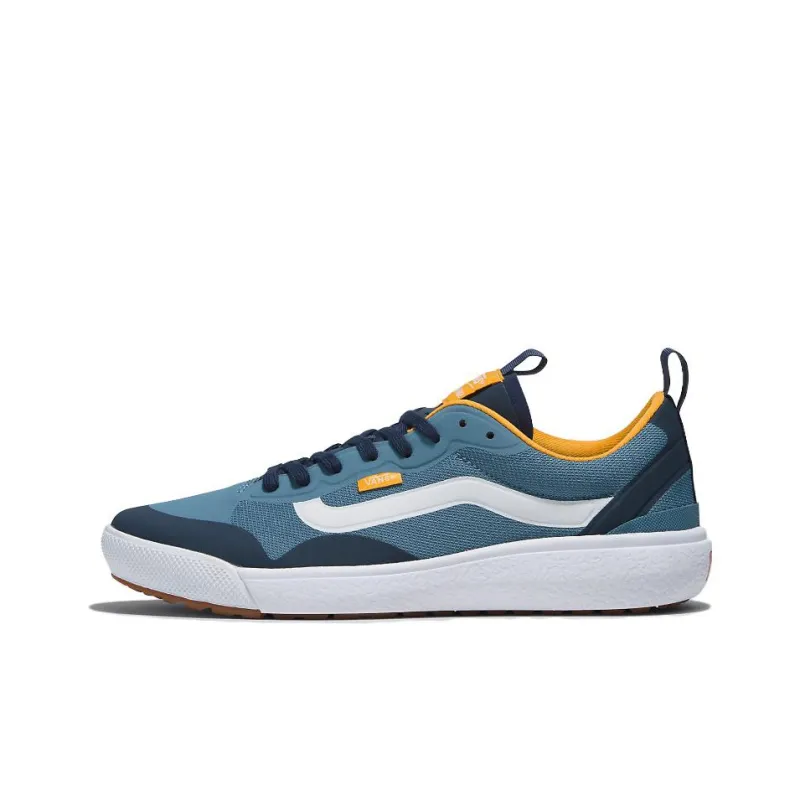Vans UltraRange Exo Anti-Slip Wear-Resistant Low-Top Skateboard Shoes Unisex Blue Yellow-0