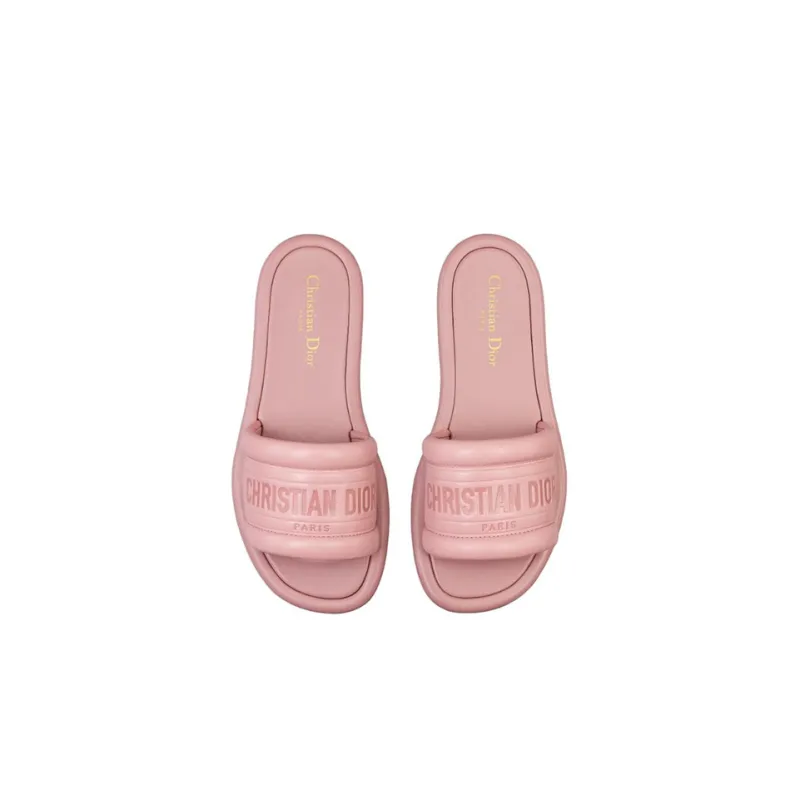 DIOR Every D Slide Slippers Women's Pink-3