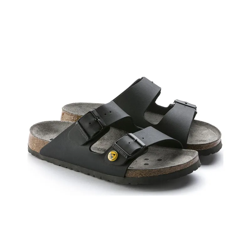 Birkenstock Arizona Esd Birko Flor Narrow Fit Sandals 'Black'-2