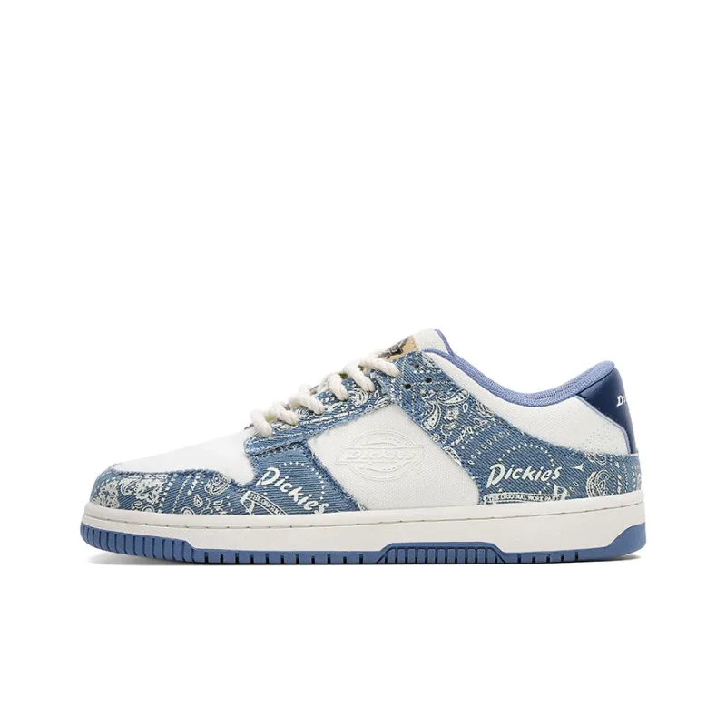 Dickies Skateboard Shoes Men's White Blue-0