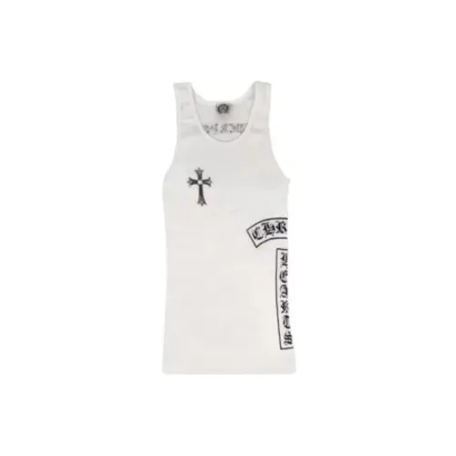 Chrome Hearts Tank Tops Unisex White