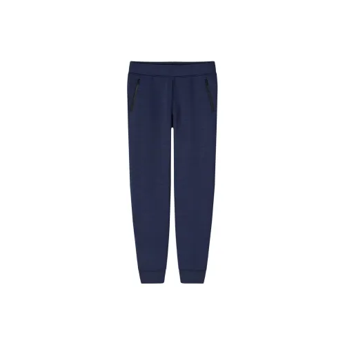 UNIQLO Knitted Sweatpants Men Navy Blue