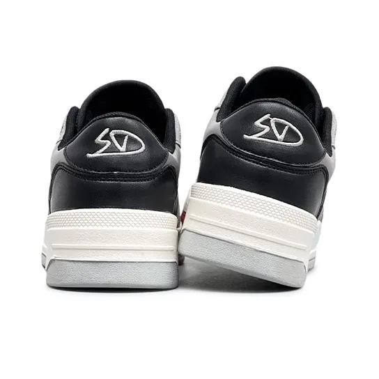 LuzaoT SUPER DRAG Extremely Attractive Stylish Skateboarding Shoes Unisex Black Gray-4