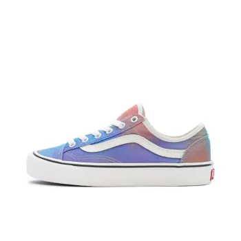 Vans Style 36 Decon Vr3 Anti-Slip Wear-Resistant Low-Top Skateboard Shoes Unisex Purple Orange Blue