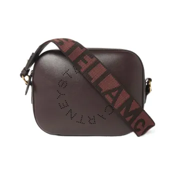 Stella McCartney Logo Detailed Zip Up Crossbody Bag