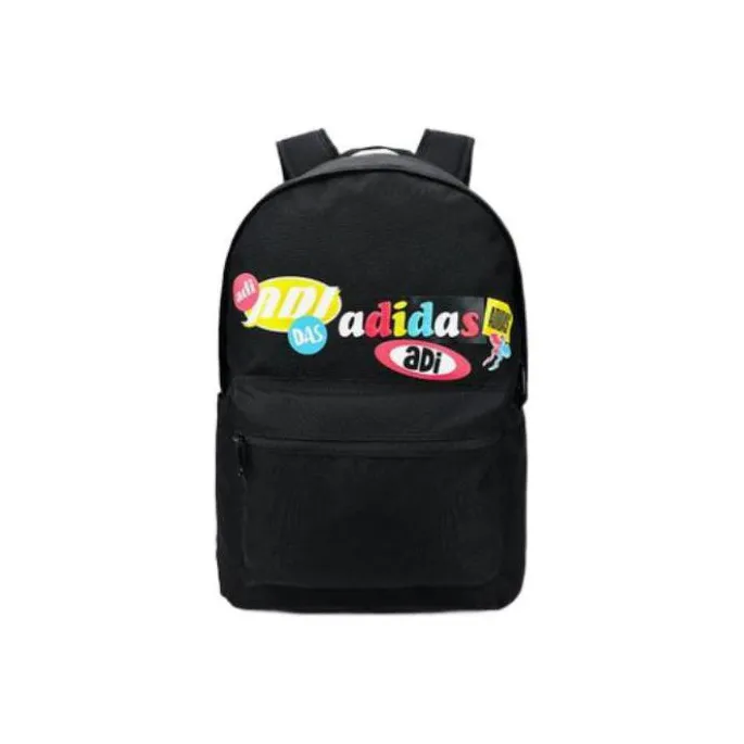 Adidas Polyester Backpack Regular Unisex Black-3
