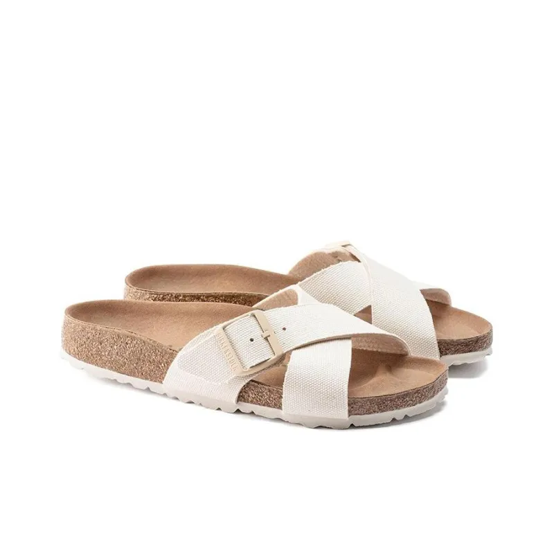 Birkenstock Slip Resistant Antibacterial Slide Slippers Women's White Narrow Fit-2