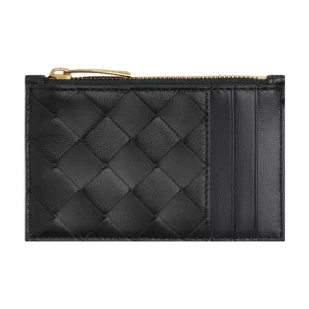 Bottega Veneta Zipped Coin Compartment Card Holder