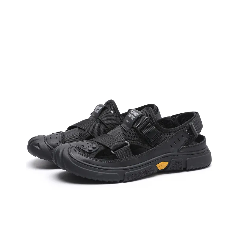 TRUMPPIPE Sports Sandals Men's Black-3