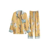 Yellow Hollyhock Flower Girl Clothing Sets