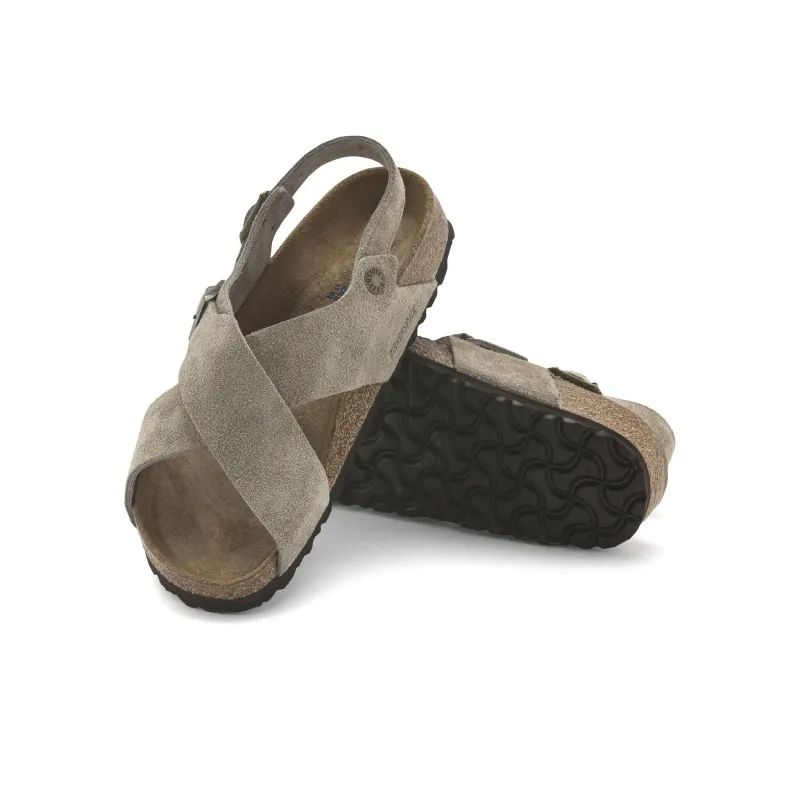 Birkenstock Tulum Suede Leather Narrow Fit Sandals 'Taupe' Women's-4
