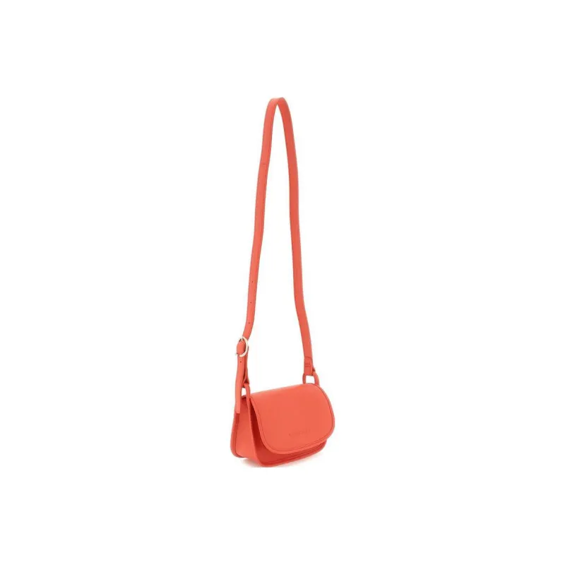 LONGCHAMP Le Foulonné Cow Leather Shoulder Bag Crossbody Bag Small Size Women's Orange-3