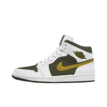 JORDAN 1 Phat Mid White Peat Moss Cargo Khaki