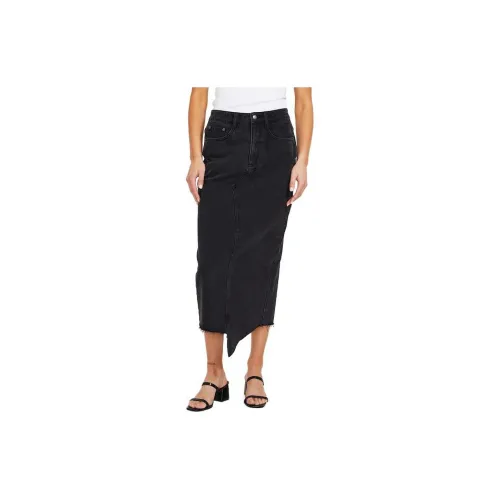 Ksubi Denim Long Skirts Women's Black