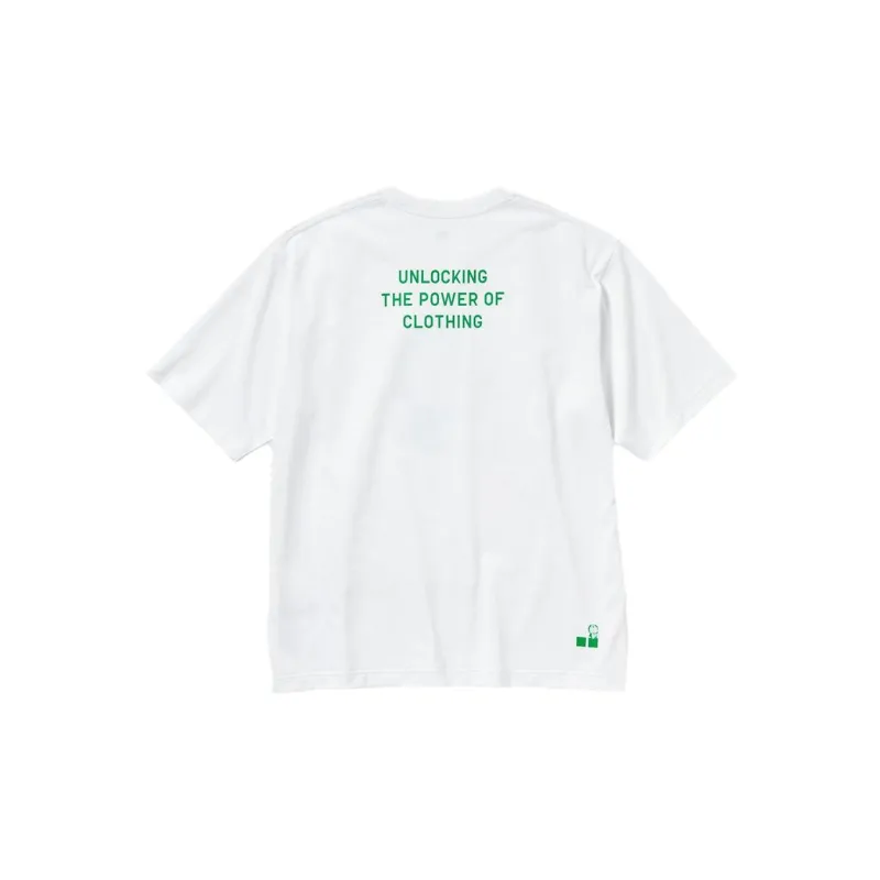 Doraemon X UNIQLO/UNIQLO X Doraemon/Doraemon Co branded Series T Shirts Unisex White-1