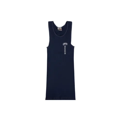 Chrome Hearts Tank Tops Unisex Navy Blue