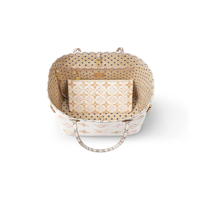 LOUIS VUITTON Neverfull Mm Beige-2