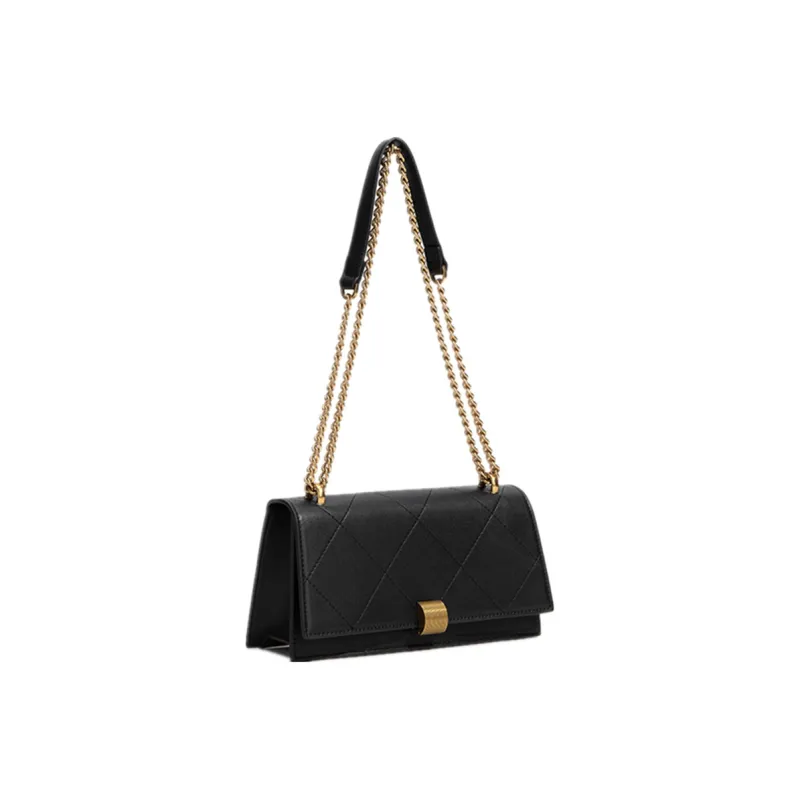 NOMK PU Baguette Bag Chain Small Square Bag Shoulder Bag Crossbody Bag Women's Green/Black/Burgundy-10