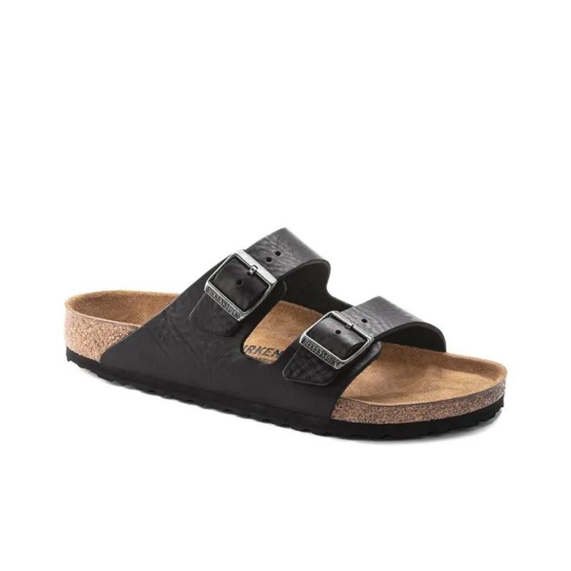 Birkenstock Arizona Grip Leather Sandals 'Vintage Wood Black'-1