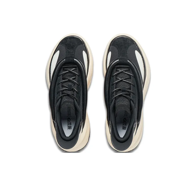 LiNing Cloud Travel Orca Abrasion Resistant Breathable Low Top Sports Casual Shoes Men's Black White-3
