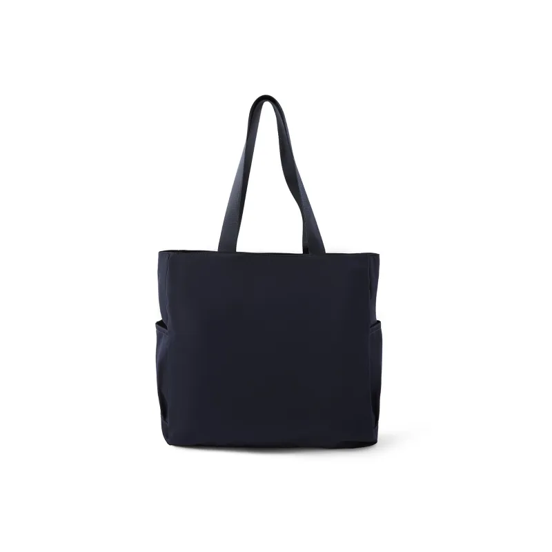 Elle Active Fabric Tote Bag, Shopping Bag, Handbag, Shoulder Bag, Yoga Bag Medium Large Women's Blue-2