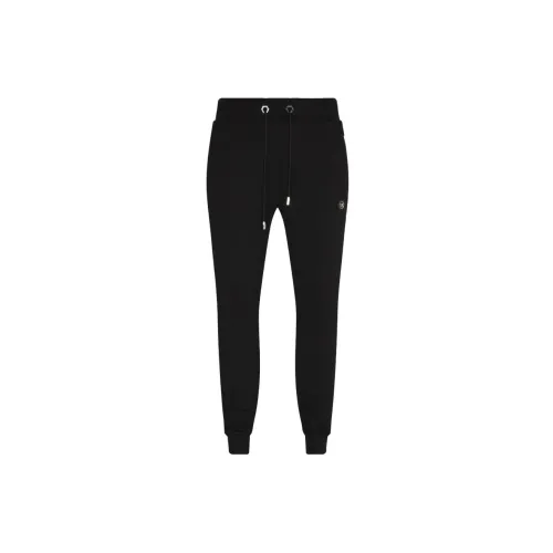 PHILIPP PLEIN Knit Sweatpants Men Black