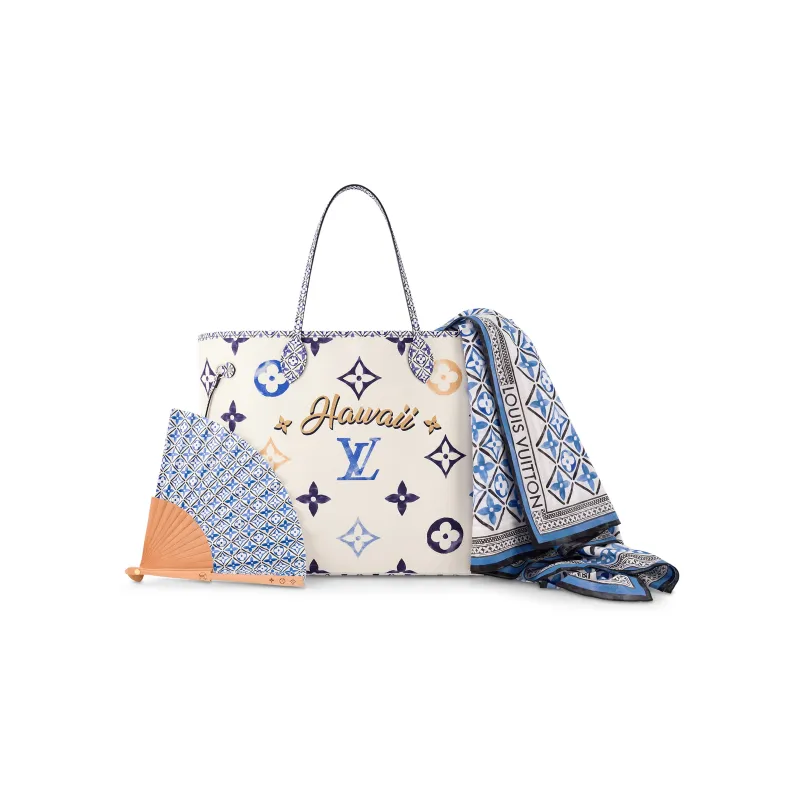LOUIS VUITTON Neverfull Gm Blue-0