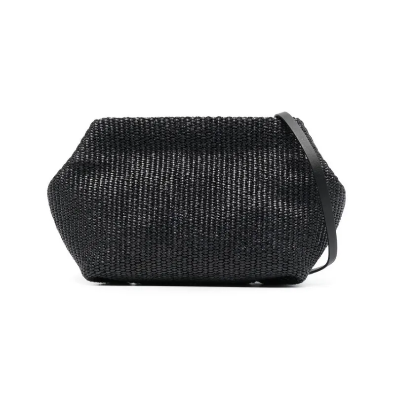 Brunello Cucinelli Calfskin Crossbody Bag Shoulder Bag Women's Black-0