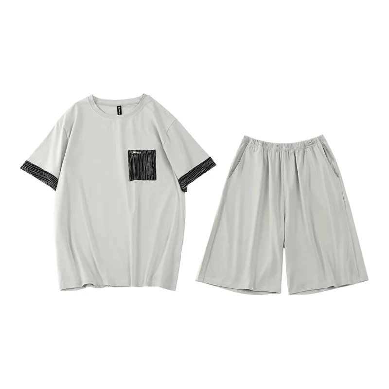 Same Language Men Pajama Sets-0