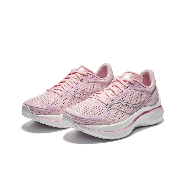 Saucony Endorphin Speed 3 Low Top Marathon Running Shoes Women's Pink White-2