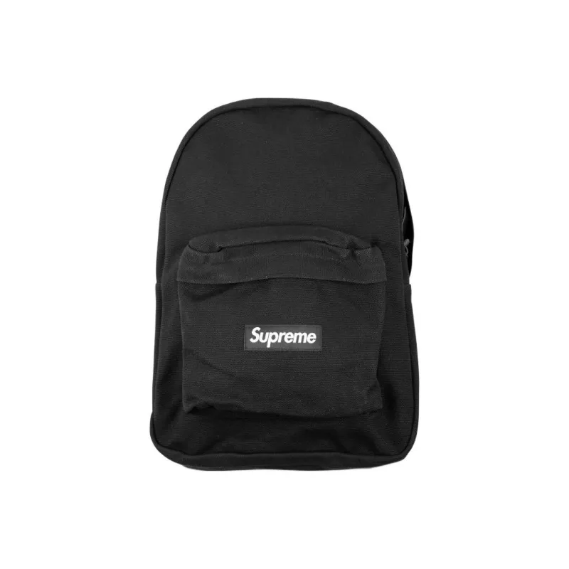 Supreme Canvas Backpack Regular Unisex Black-1