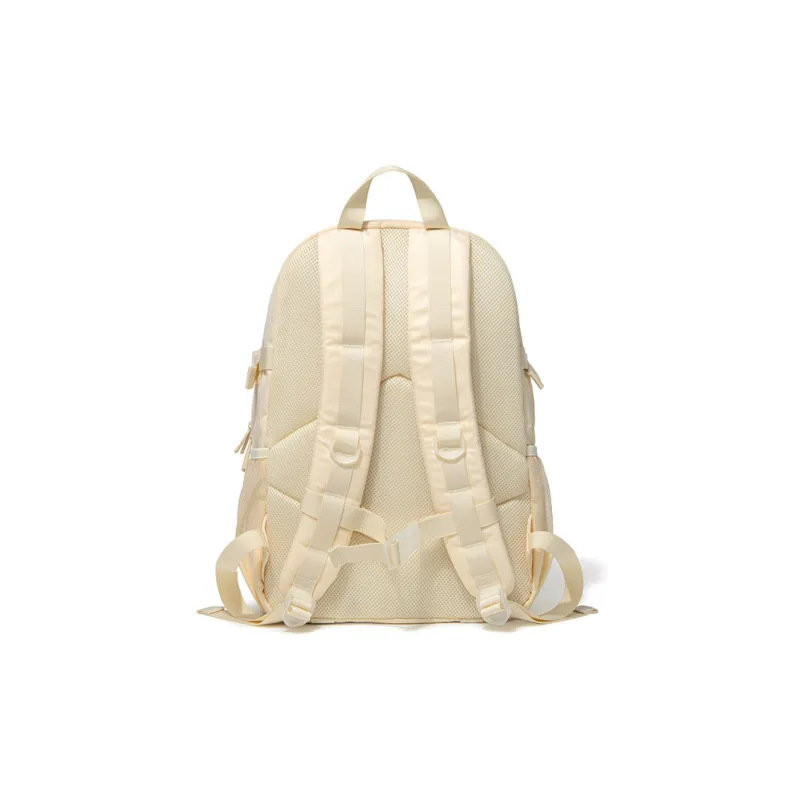 WINNER Polyester Backpack Large Size Unisex Ecru/Light Gray/Light Blue-3