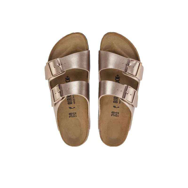 Birkenstock Arizona Birko Flor Narrow Fit Sandals 'Copper' Women's-4